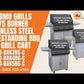KoKoMo Grills Professional 4 Burner 32 Inch BBQ Grill Cart - Upper Livin