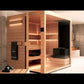 Auroom Lumina Wood Modular Cabin Sauna Kit - Upper Livin
