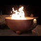 Fire Pit Art Nepal 41" Handcrafted Carbon Steel Gas Fire Pit - Upper Livin