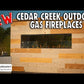 RCS Cedar Creek 60" Outdoor Gas Fireplace - Upper Livin