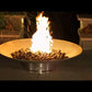Fire Pit Art Bella Vita 46" Handcrafted Stainless Steel Gas Fire Pit - Upper Livin