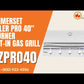 Summerset Sizzler PRO Series 40" 5-Burner Built-in Grill - Upper Livin
