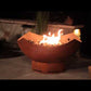 Fire Pit Art Manta Ray 36" Handcrafted Carbon Steel Gas Fire Pit - Upper Livin