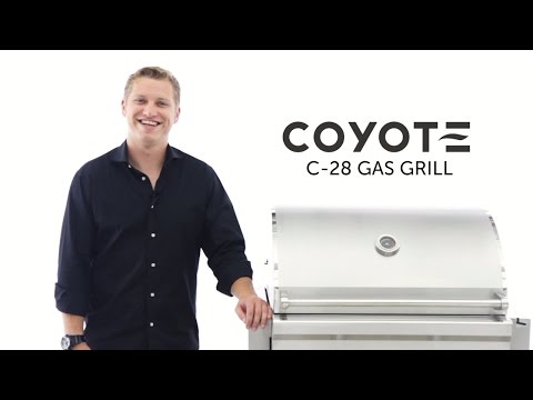 Coyote C-Series 28" 2-Burner Built-In Grill - Upper Livin
