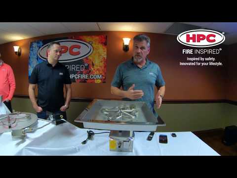 HPC 40" Sedona Oiled Copper Fire and Water Bowl Package - Upper Livin