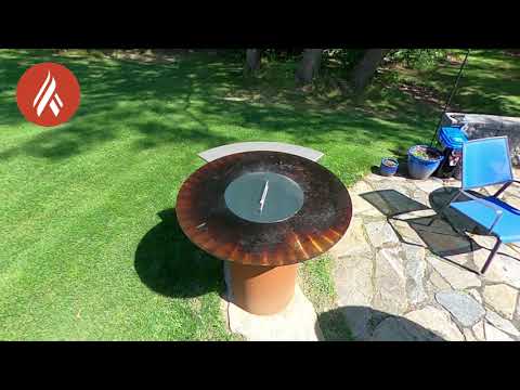 Arteflame Stainless Center Lid - Upper Livin