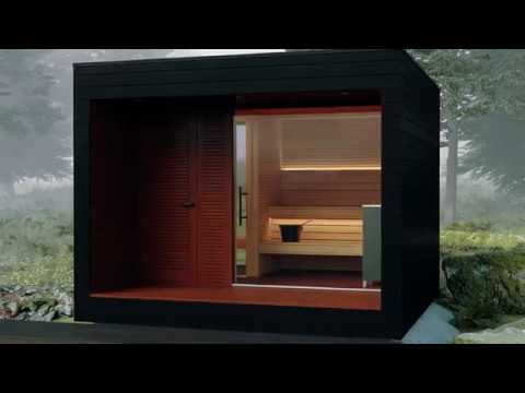 Auroom Libera Wood Modular Cabin Sauna Kit - Upper Livin
