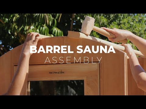 Scandia Electric Barrel Sauna Kit - Upper Livin