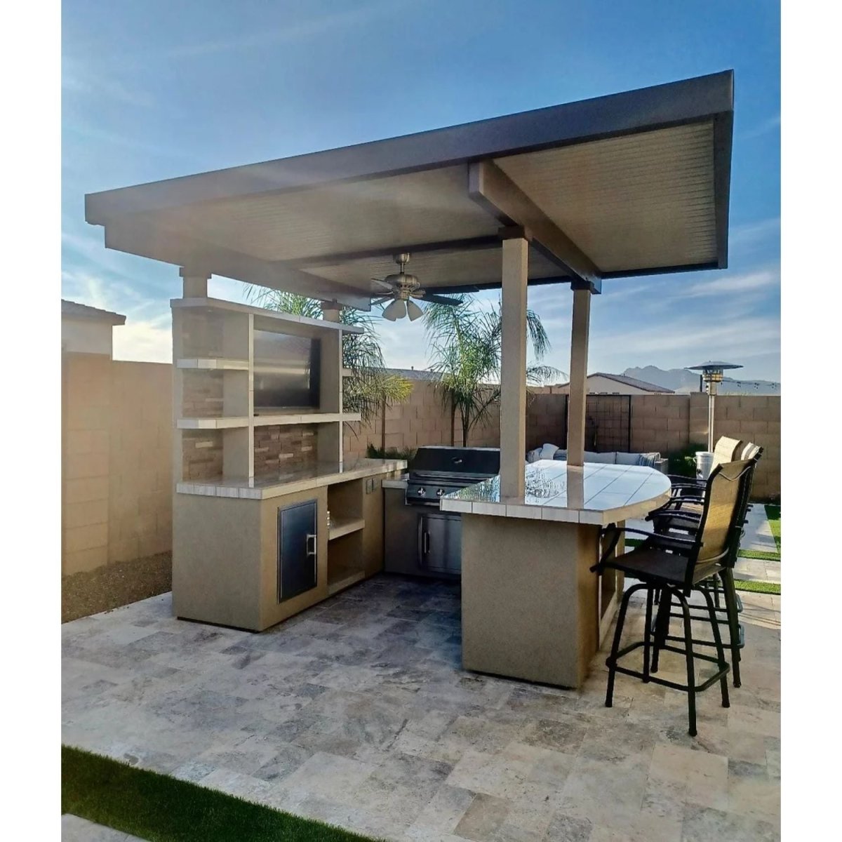 KoKoMo Grills St. Croix Outdoor Kitchen Built In BBQ Grill  - Upper Livin