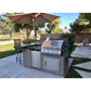 KoKoMo Grills St. John BBQ Island with High Bar Lights - Upper Livin