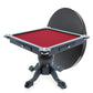 BBO Poker Tables Levity Black Square Poker Game Table 4 Person  - Upper Livin