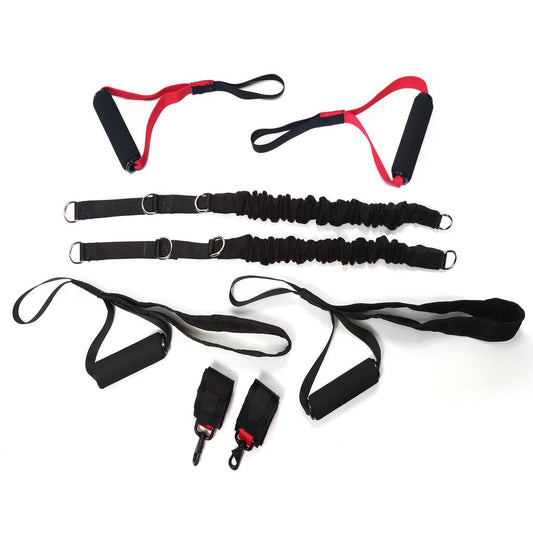 Lagree Fitness Micro Cables w/ Footstraps & Red Handles Bundle - Upper Livin