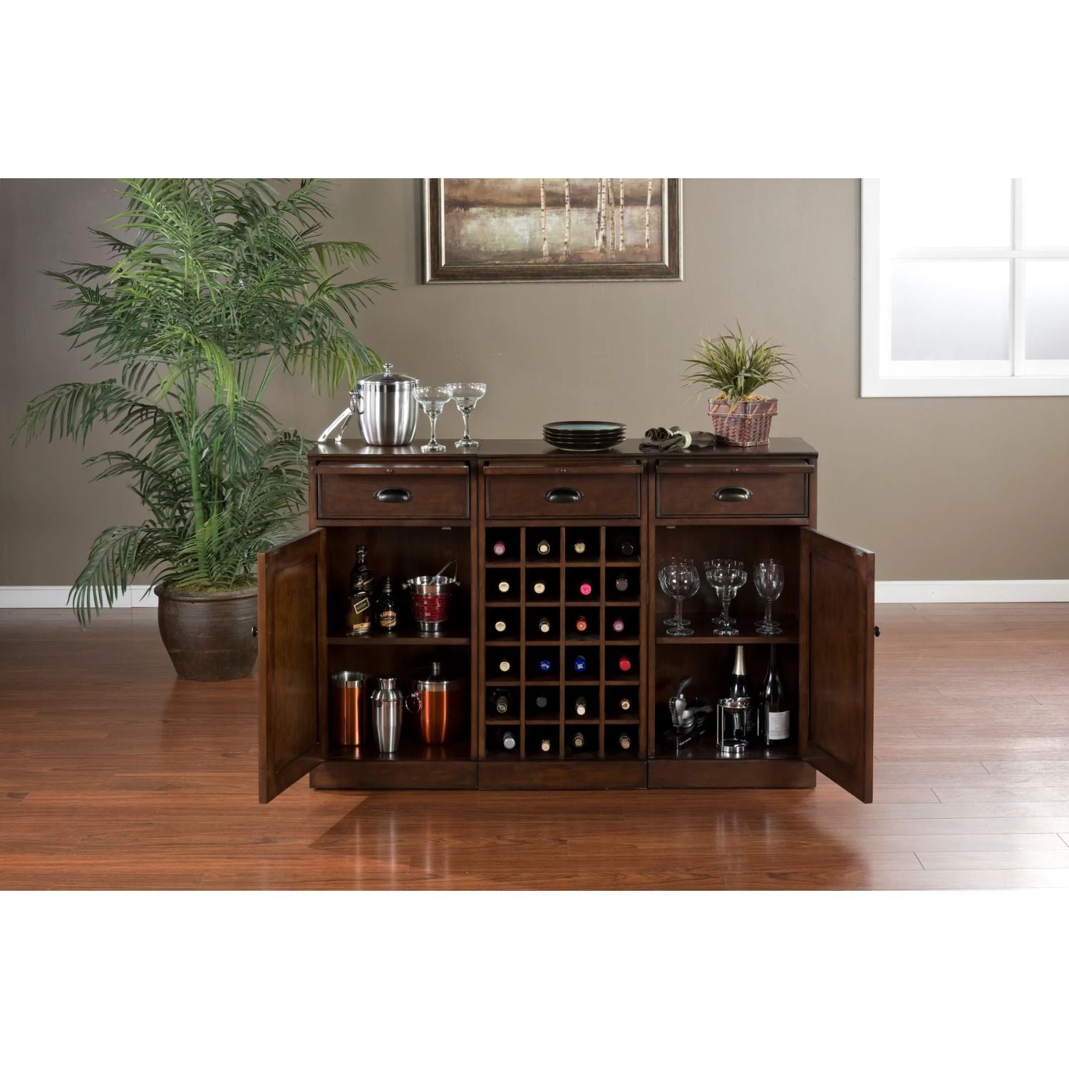 American Heritage Natalia Wine Cabinet - Upper Livin