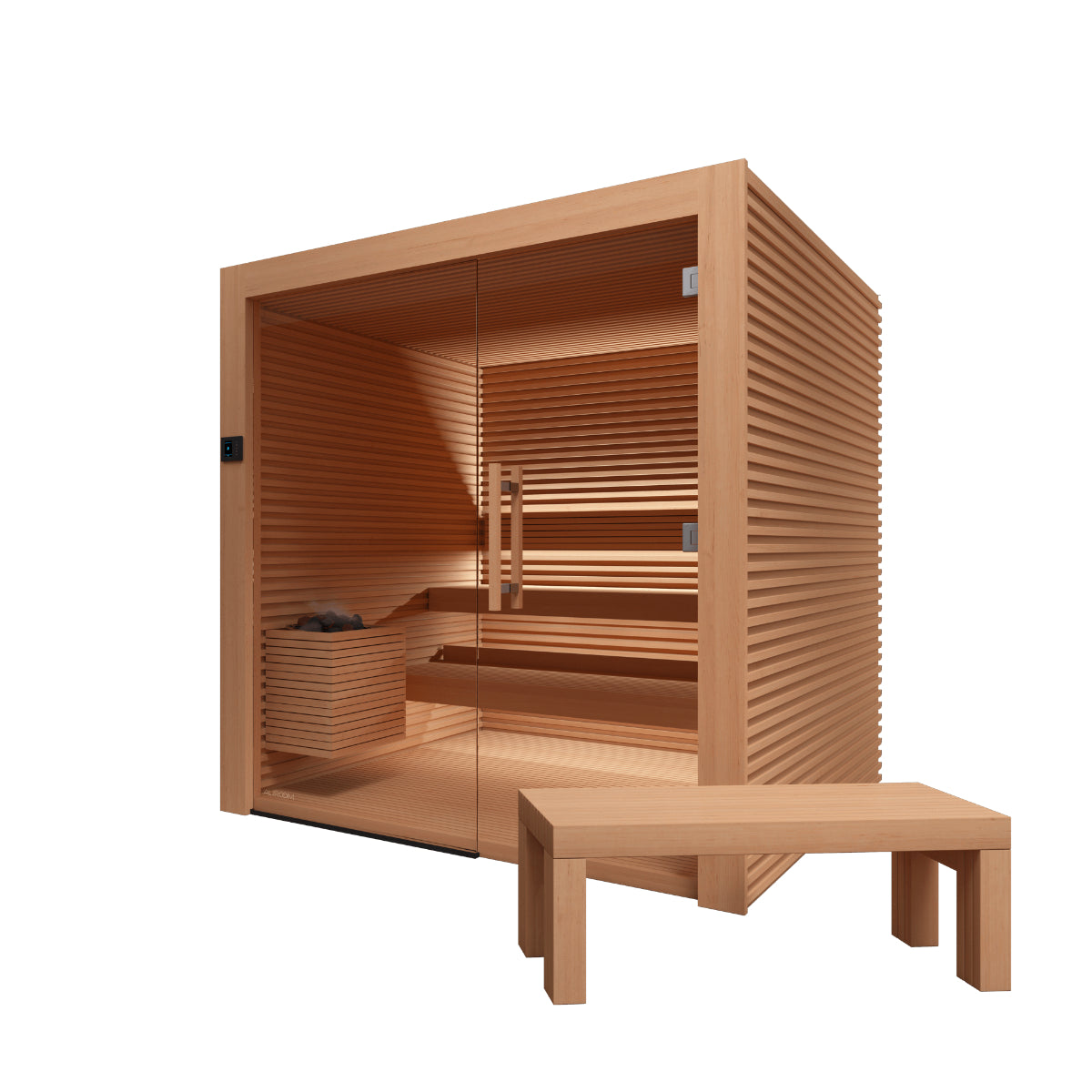 Auroom Sauna Nativa Wood Indoor Modular Cabin Sauna Kit - Upper Livin