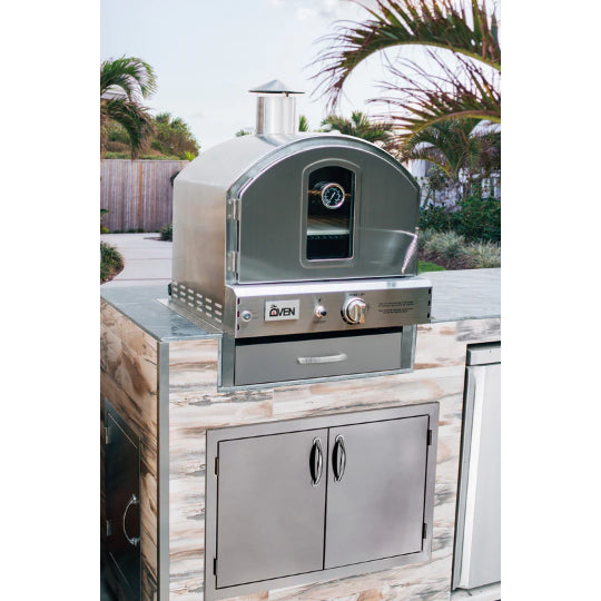 Summerset Built-on Outdoor Pizza Oven Island Flange Kit - Upper Livin