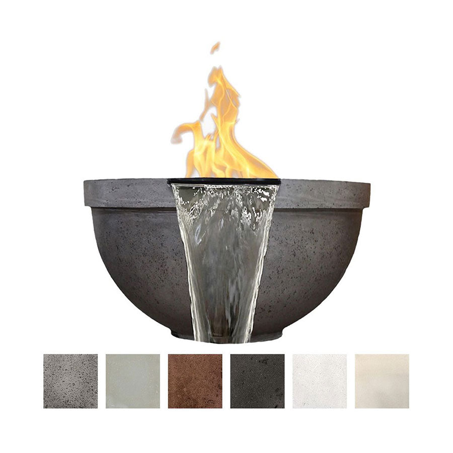 Prism Hardscapes Sorrento Fire/Water Bowl with Match Lit Ignition - Upper Livin