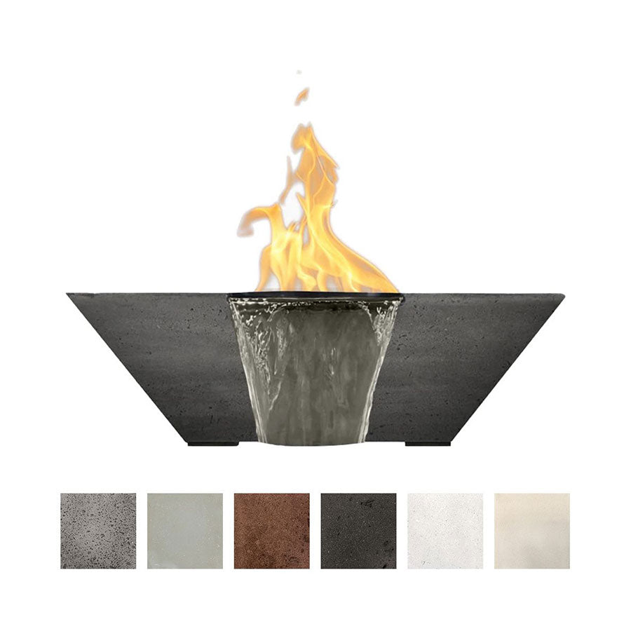 Prism Hardscapes Lombard Fire/Water Bowl with Electronic Ignition - Upper Livin