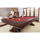 Playcraft Brazos River 8' Slate Pool Table with Optional Dining Top - Upper Livin