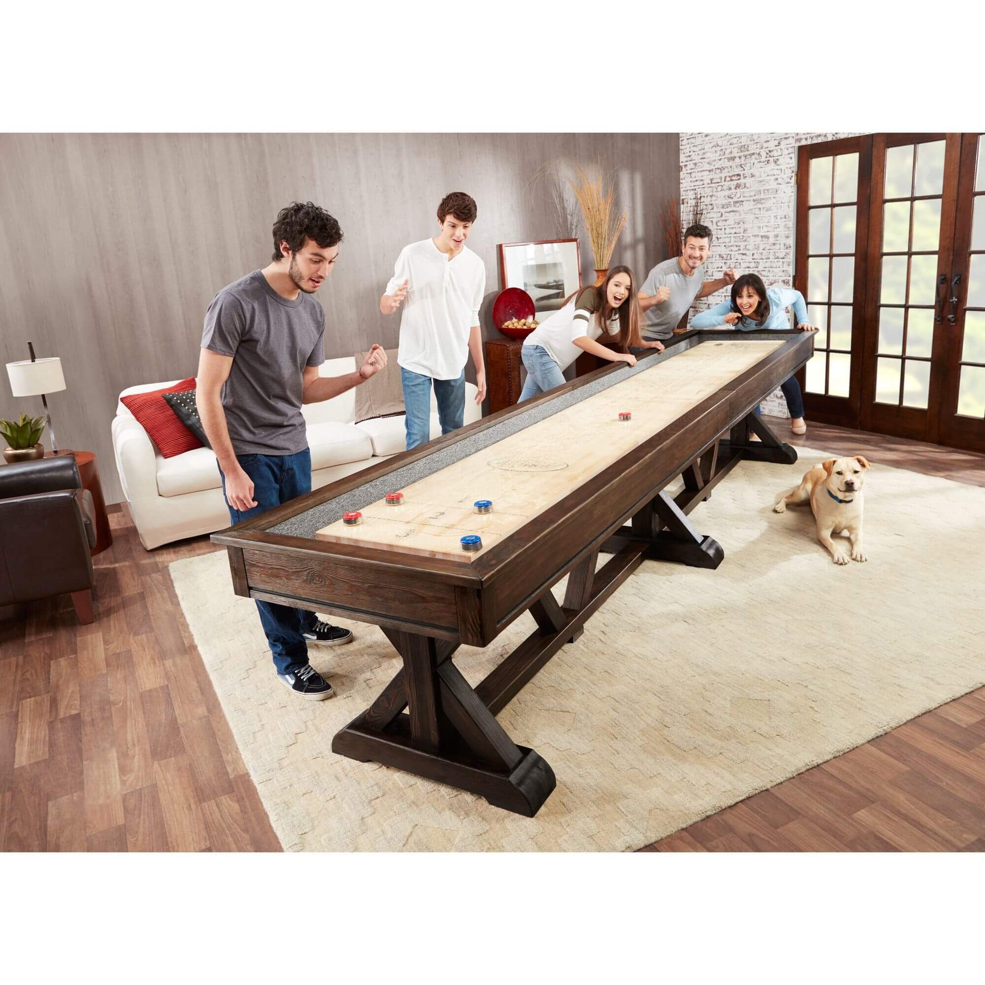 Playcraft Brazos River Pro-Series Shuffleboard Table - Upper Livin