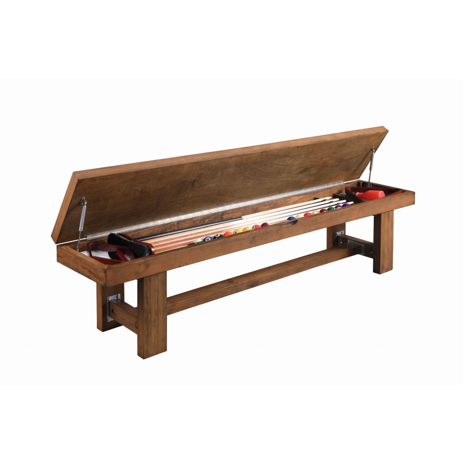 Playcraft Willow Bend Slate Pool Table with Optional Dining Top & Bench - Upper Livin