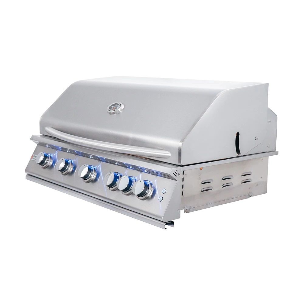 RCS Grills 40" Premier Grill Blue LED  Burner - Upper Livin