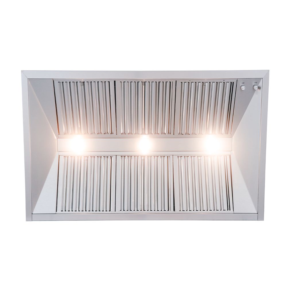 RCS Grills 48" 304 Stainless Steel Vent Hood - Upper Livin