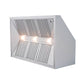 RCS Grills 48" 304 Stainless Steel Vent Hood - Upper Livin