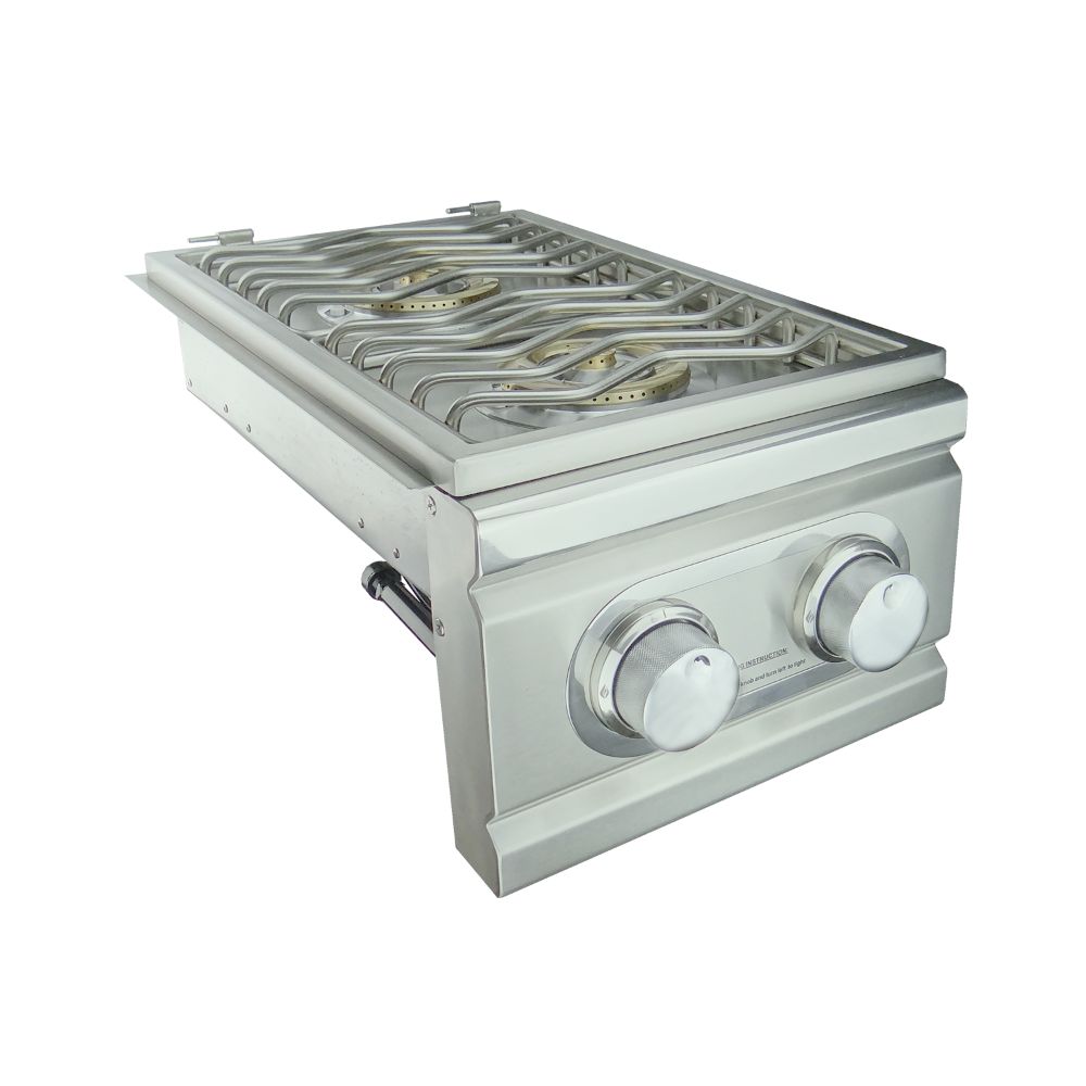 RCS Grills Cutlass Double Side Burner-Slide-in-Propane - Upper Livin