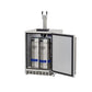 RCS Grills Dual Tap Stainless Kegerator-UL Rated for Outdoors - Upper Livin