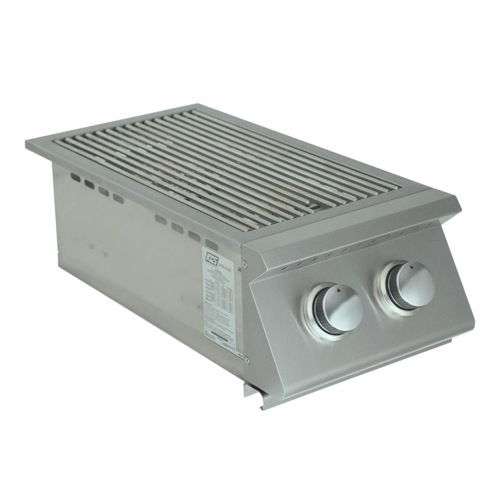 RCS Grills Premier Double Side Burner-Slide-in - Upper Livin