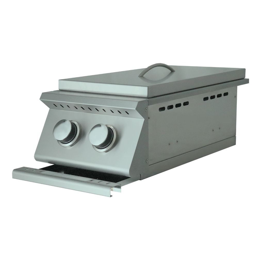 RCS Grills Premier Double Side Burner-Slide-in - Upper Livin