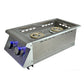 RCS Grills Premier Double Side Burner Slide in with Blue LED - Upper Livin