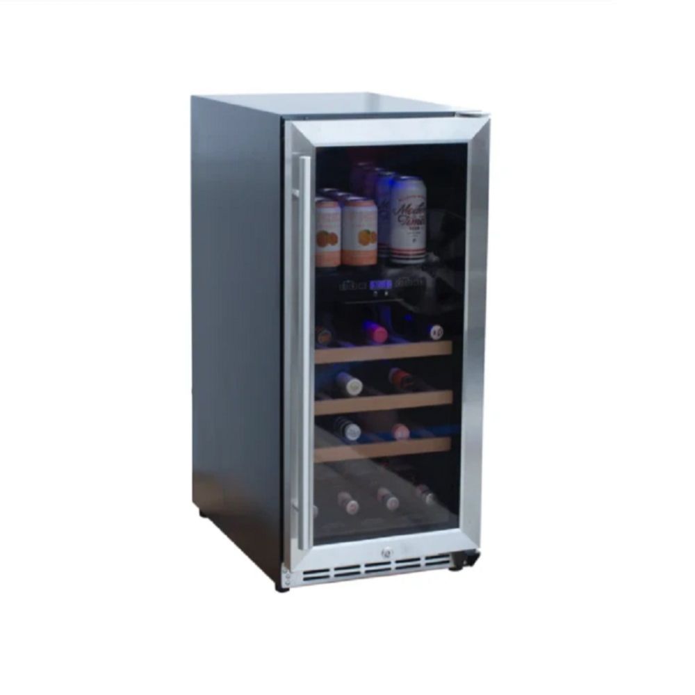 RCS Grills Stainless Steel Wine Cooler Refrigerator - Upper Livin