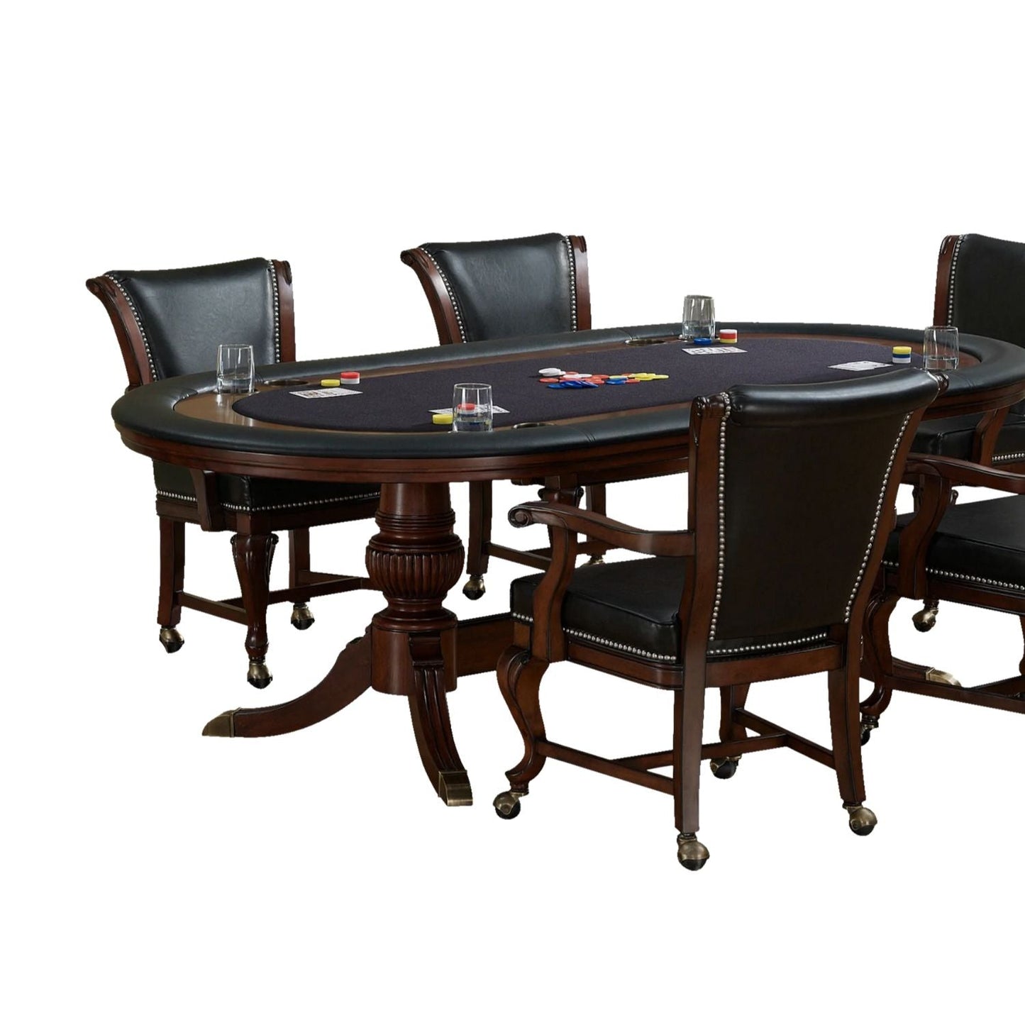 American Heritage Royale Poker and Game Table Set - Upper Livin