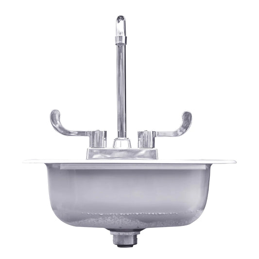 Summerset 15" Drop-in Sink and Hot or Cold Single Faucet - Upper Livin