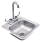 Summerset 15" Drop-in Sink and Hot or Cold Single Faucet - Upper Livin