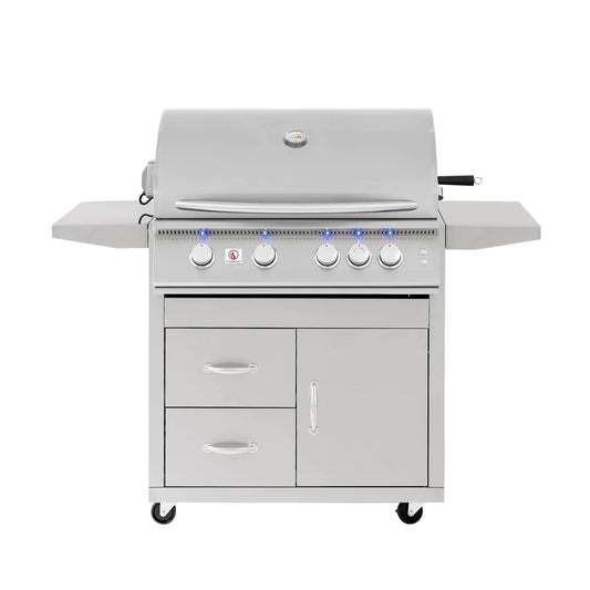 Summerset Sizzler PRO Series Deluxe Grill, Cart Only - Upper Livin