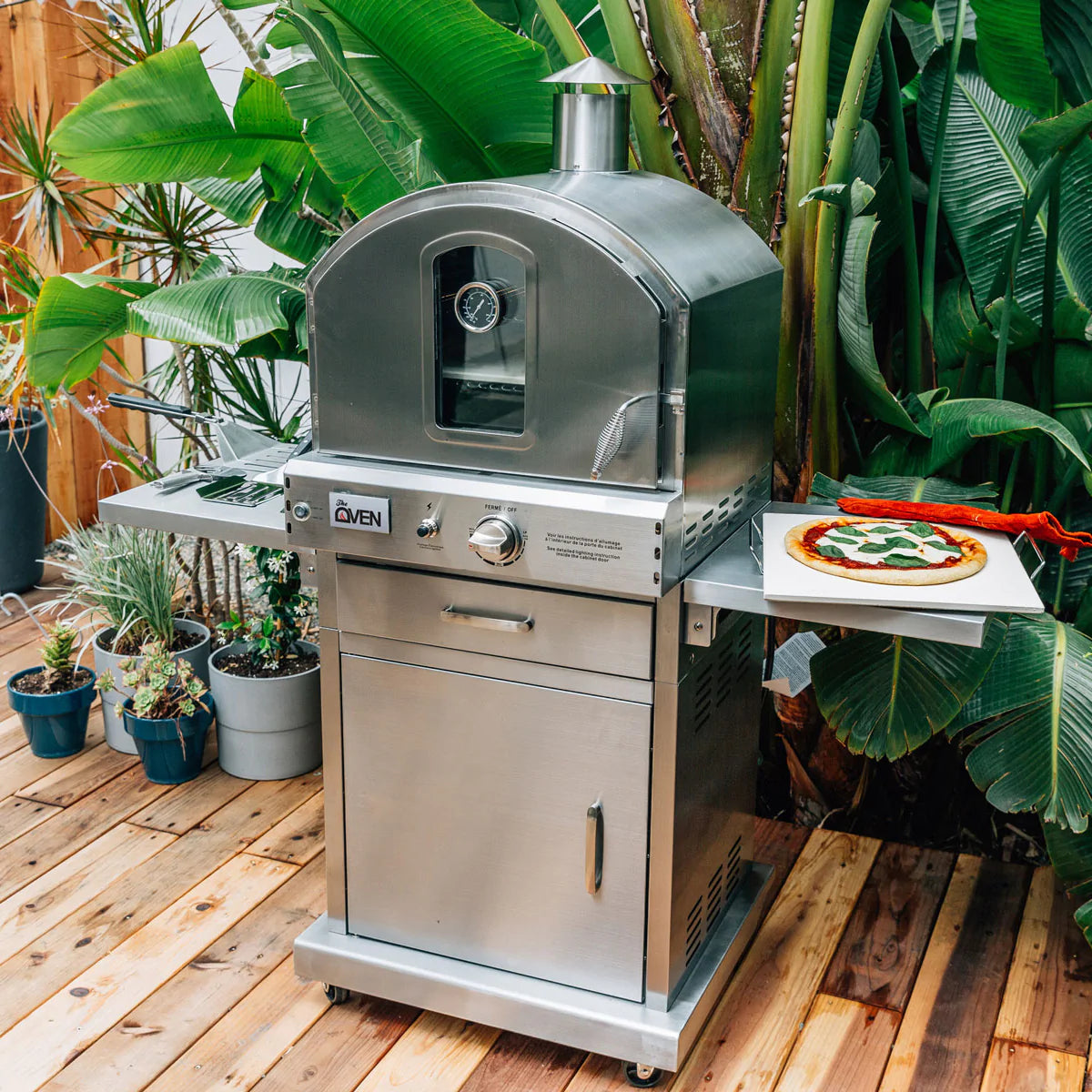 Summerset 23" The Freestanding Gas Outdoor Pizza Oven - Upper Livin