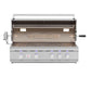 Summerset TRL Series 38" 4-Burner Built-in Gas Grill - Upper Livin