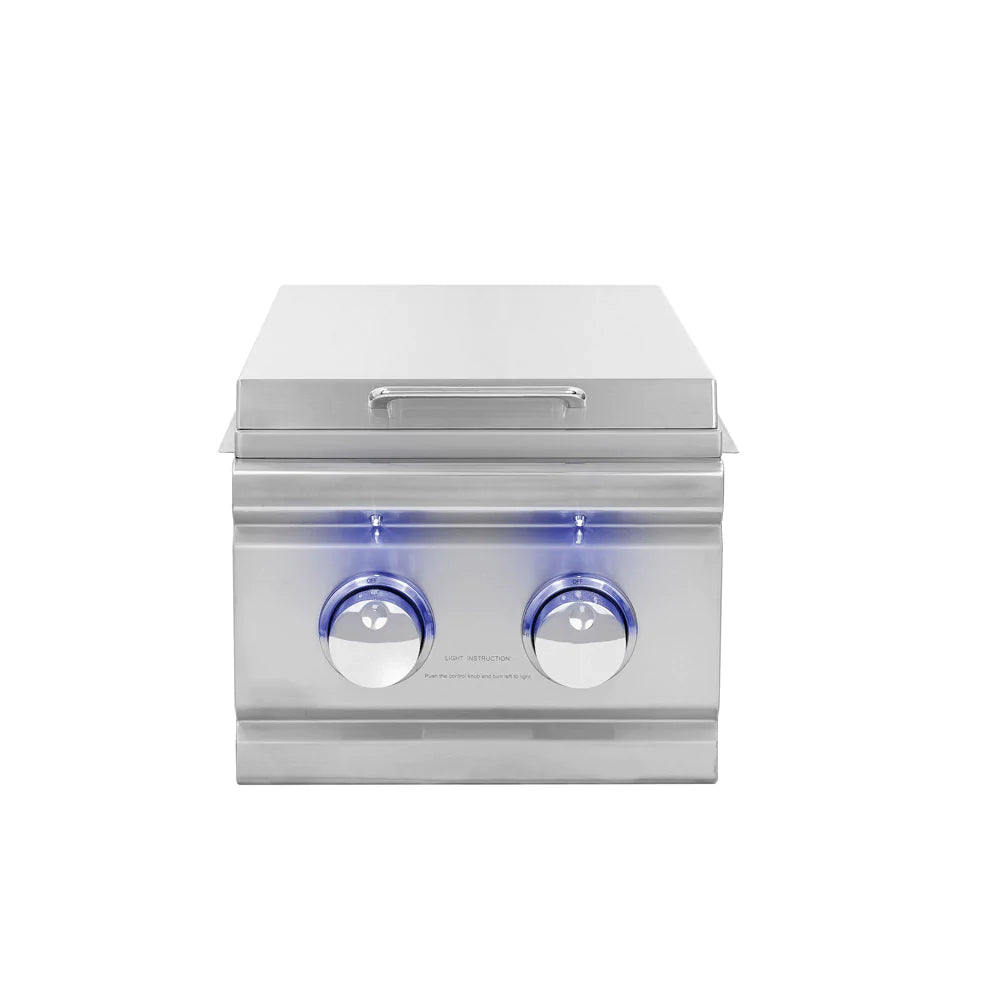 Summerset TRL Built-in Double Side Burner with LED Lights - Upper Livin