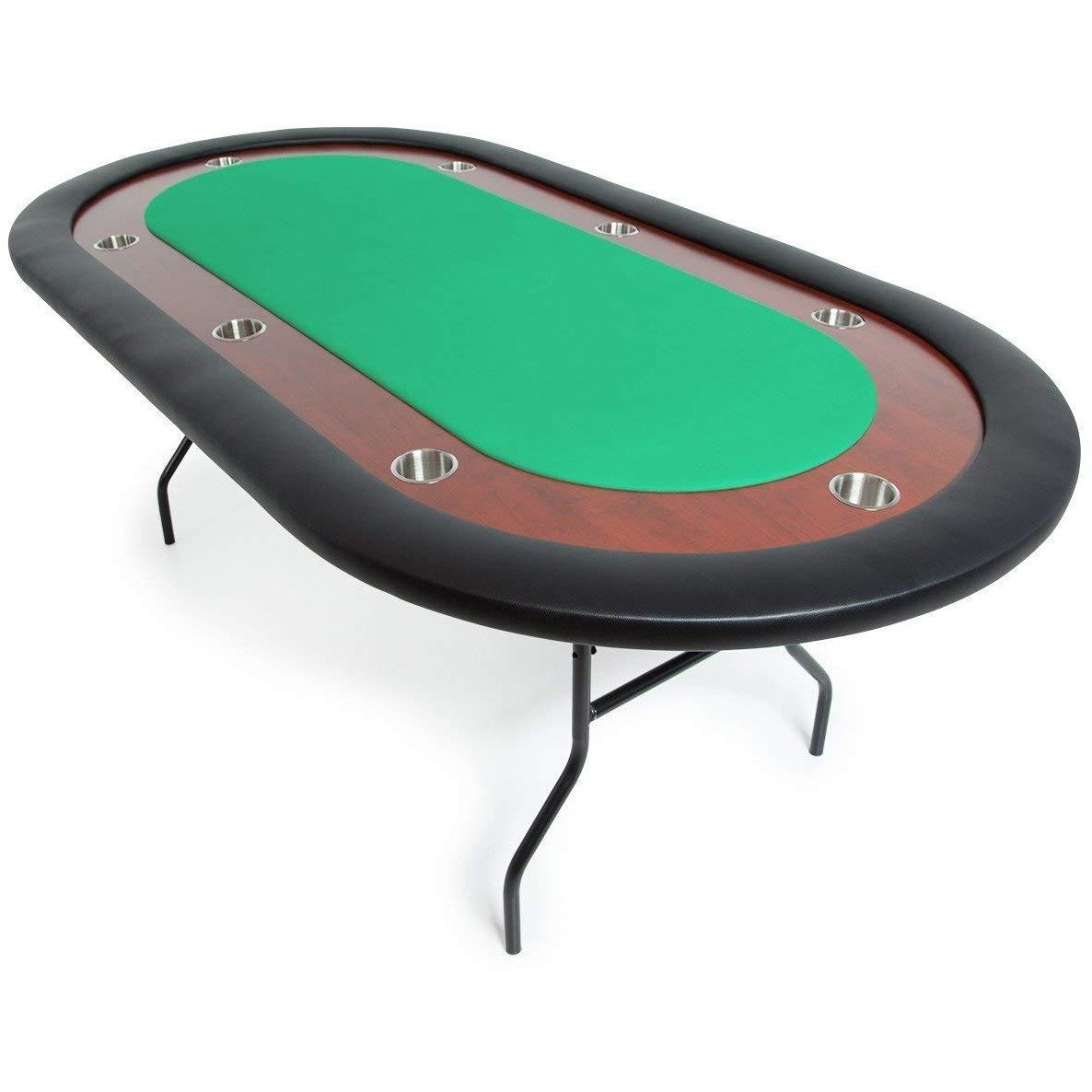 BBO Poker Tables Ultimate Jr Folding Poker Table 8 Person - Upper Livin